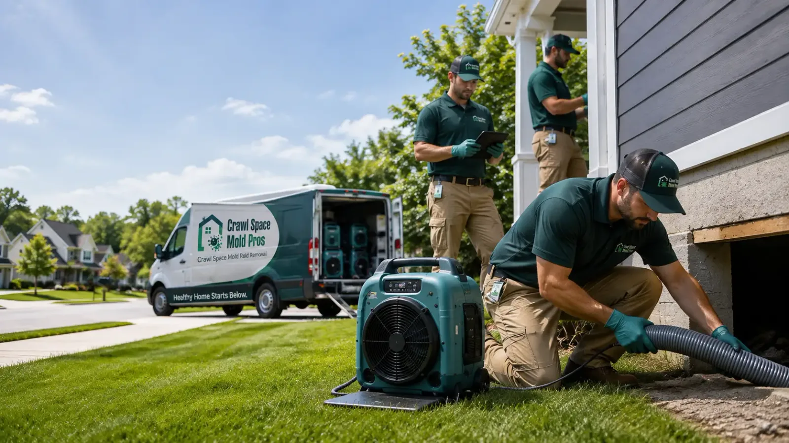 Crawl Space Mold Removal in Hillsboro, MD